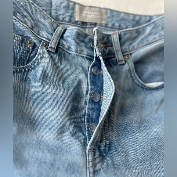Everlane Blue Straight Jeans Classic Style - Picture 13 of 13